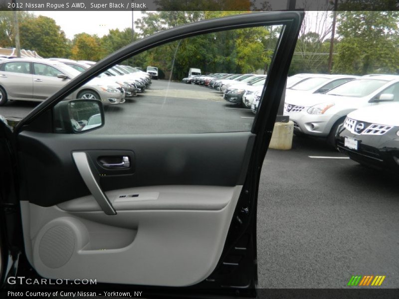 Super Black / Black 2012 Nissan Rogue S AWD
