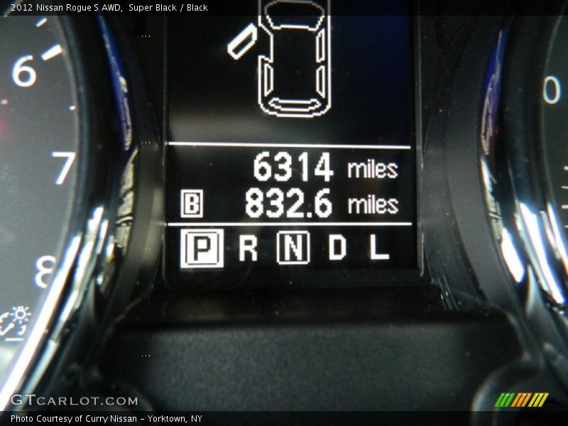 Super Black / Black 2012 Nissan Rogue S AWD