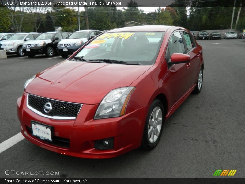 Anodized Orange Metallic / Charcoal 2010 Nissan Sentra 2.0 SR
