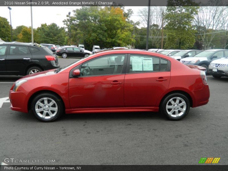 Anodized Orange Metallic / Charcoal 2010 Nissan Sentra 2.0 SR