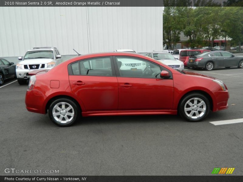 Anodized Orange Metallic / Charcoal 2010 Nissan Sentra 2.0 SR