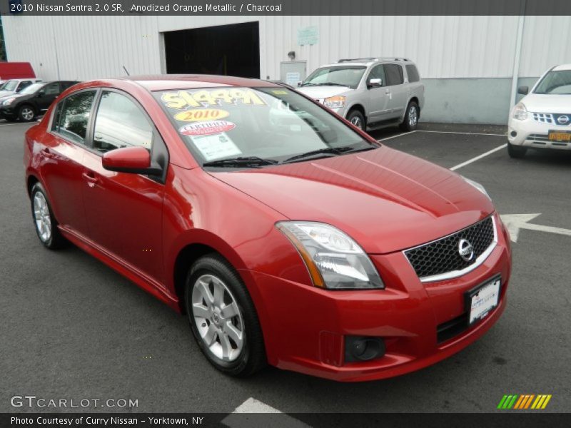 Anodized Orange Metallic / Charcoal 2010 Nissan Sentra 2.0 SR