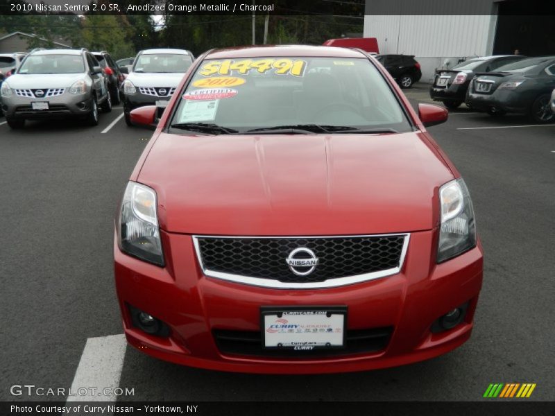 Anodized Orange Metallic / Charcoal 2010 Nissan Sentra 2.0 SR