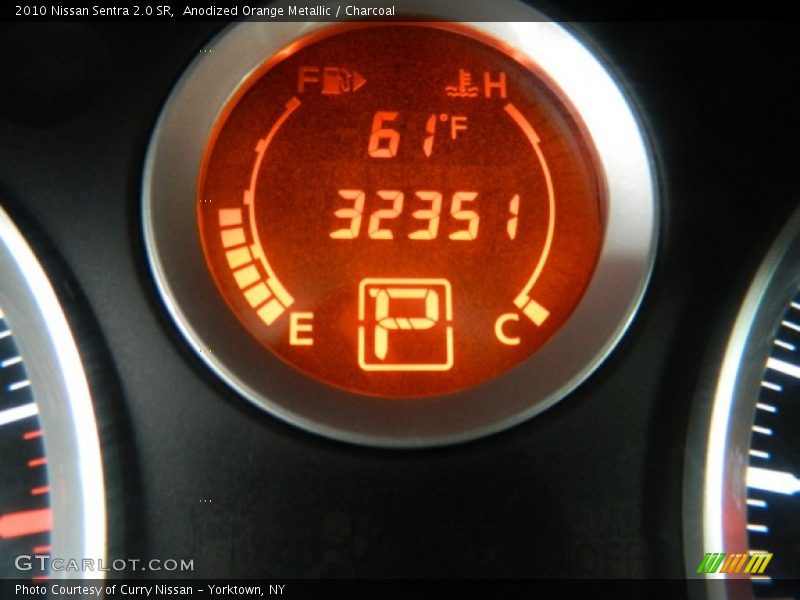 Anodized Orange Metallic / Charcoal 2010 Nissan Sentra 2.0 SR