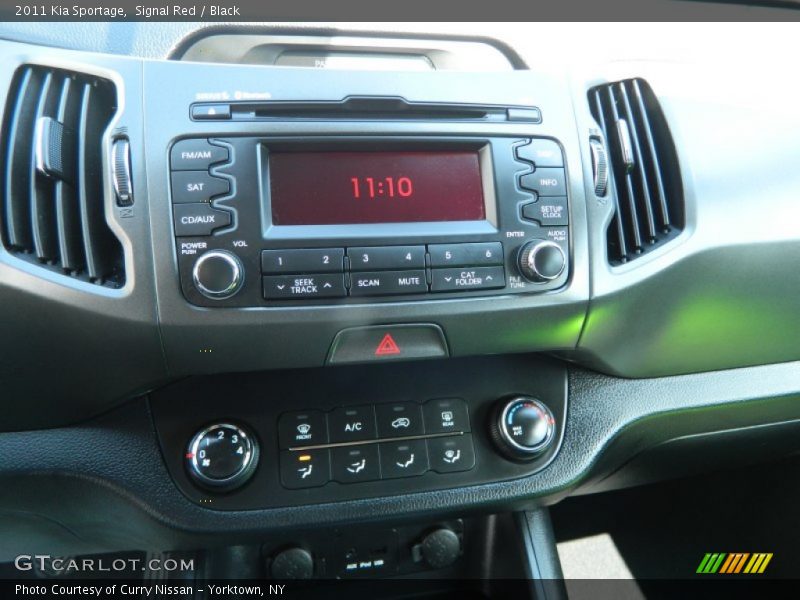 Controls of 2011 Sportage 