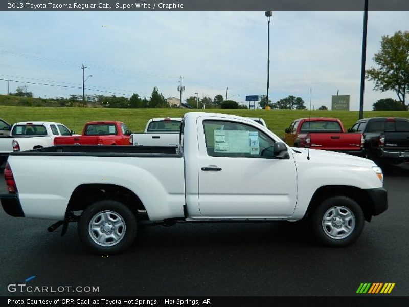 Super White / Graphite 2013 Toyota Tacoma Regular Cab