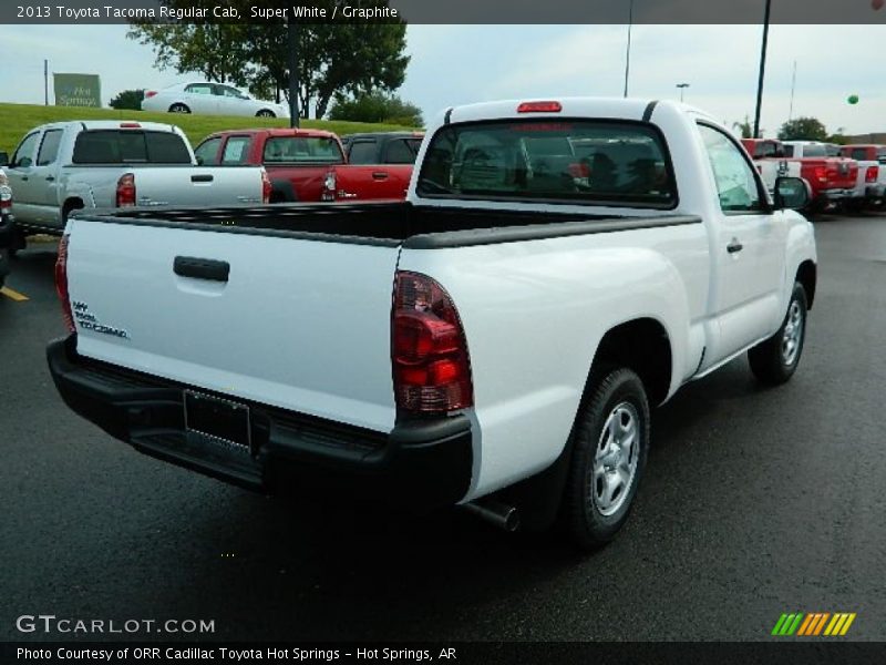 Super White / Graphite 2013 Toyota Tacoma Regular Cab