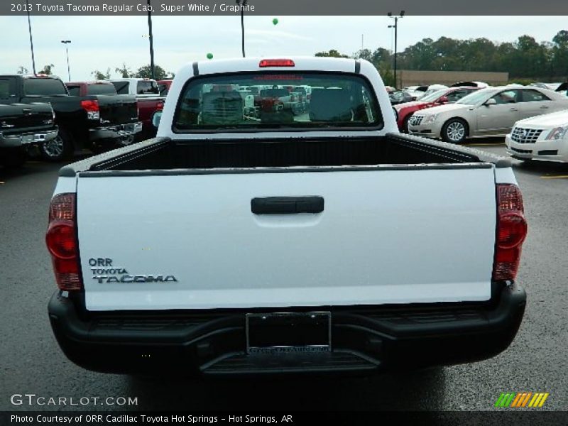 Super White / Graphite 2013 Toyota Tacoma Regular Cab
