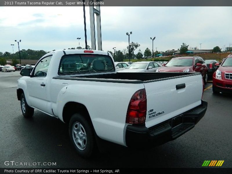 Super White / Graphite 2013 Toyota Tacoma Regular Cab