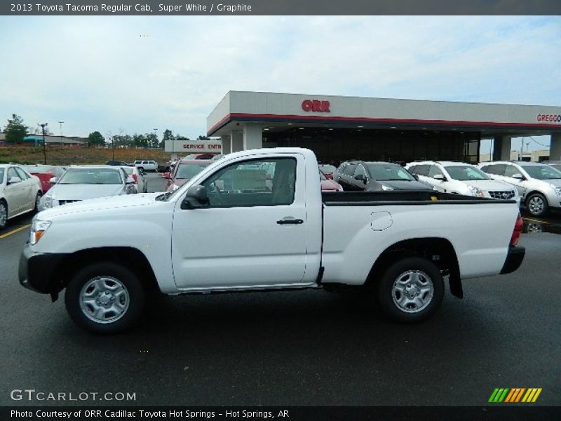 Super White / Graphite 2013 Toyota Tacoma Regular Cab