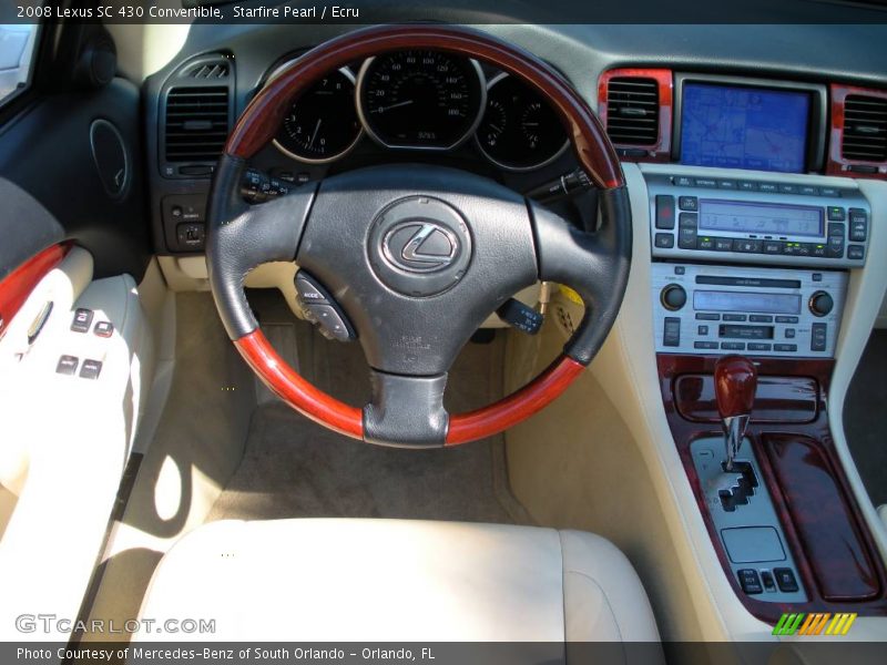 Starfire Pearl / Ecru 2008 Lexus SC 430 Convertible