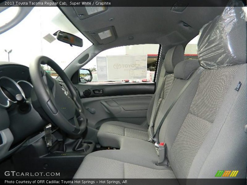 Super White / Graphite 2013 Toyota Tacoma Regular Cab