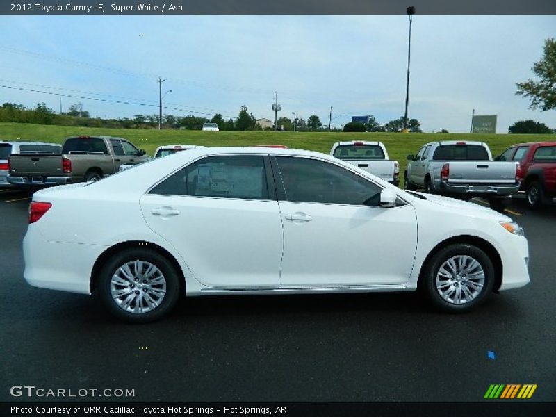 Super White / Ash 2012 Toyota Camry LE