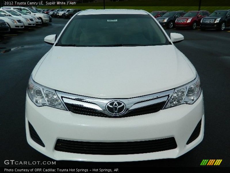 Super White / Ash 2012 Toyota Camry LE