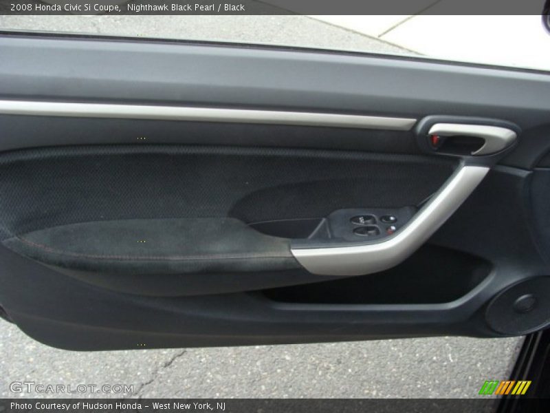 Nighthawk Black Pearl / Black 2008 Honda Civic Si Coupe