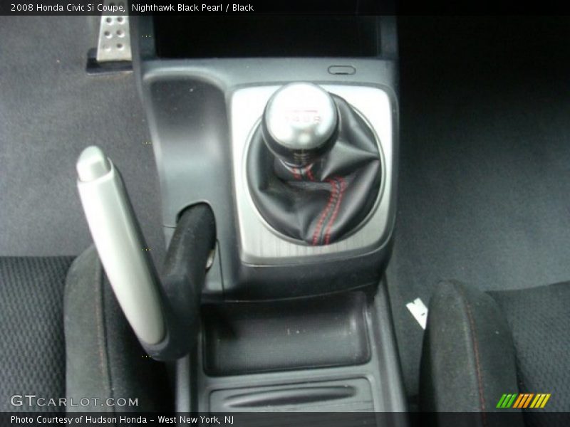 Nighthawk Black Pearl / Black 2008 Honda Civic Si Coupe