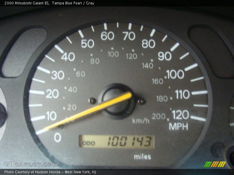 Tampa Blue Pearl / Gray 2000 Mitsubishi Galant ES