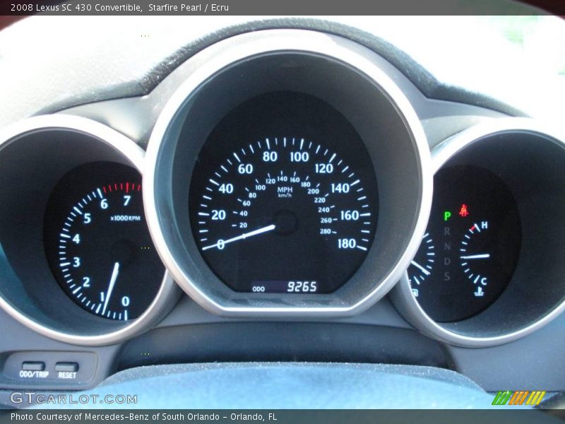 Starfire Pearl / Ecru 2008 Lexus SC 430 Convertible