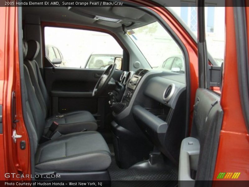 Sunset Orange Pearl / Black/Gray 2005 Honda Element EX AWD