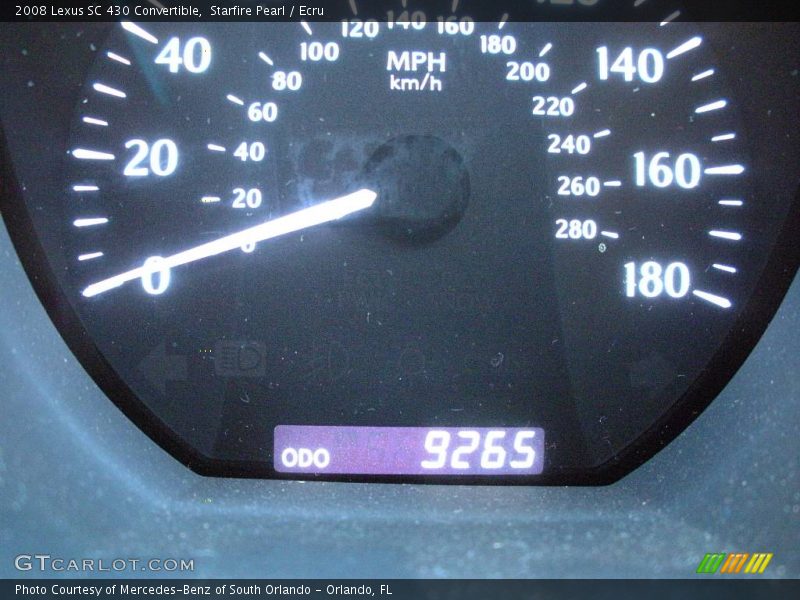 Starfire Pearl / Ecru 2008 Lexus SC 430 Convertible