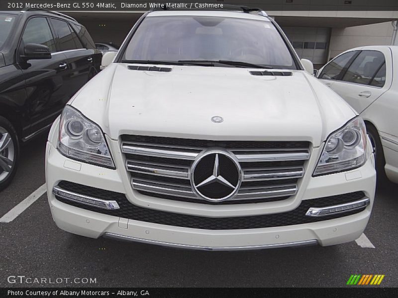 Diamond White Metallic / Cashmere 2012 Mercedes-Benz GL 550 4Matic