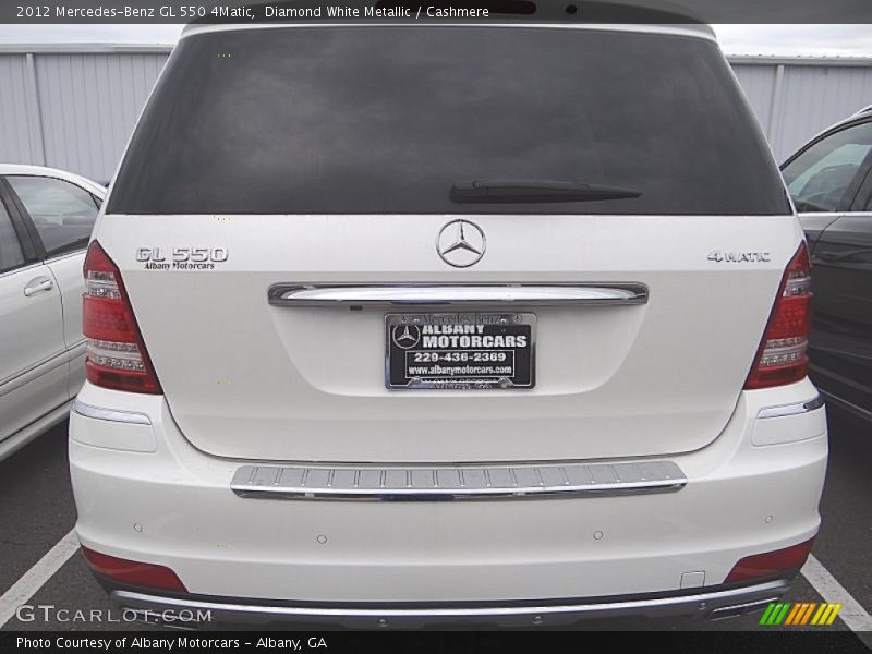 Diamond White Metallic / Cashmere 2012 Mercedes-Benz GL 550 4Matic
