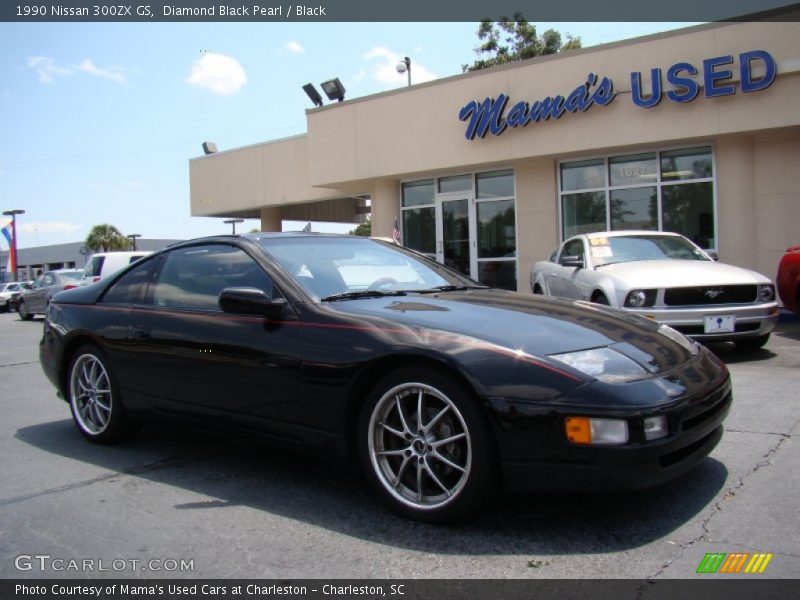 Diamond Black Pearl / Black 1990 Nissan 300ZX GS