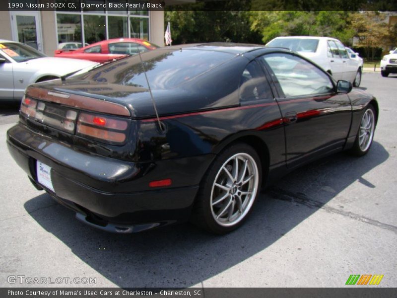 Diamond Black Pearl / Black 1990 Nissan 300ZX GS
