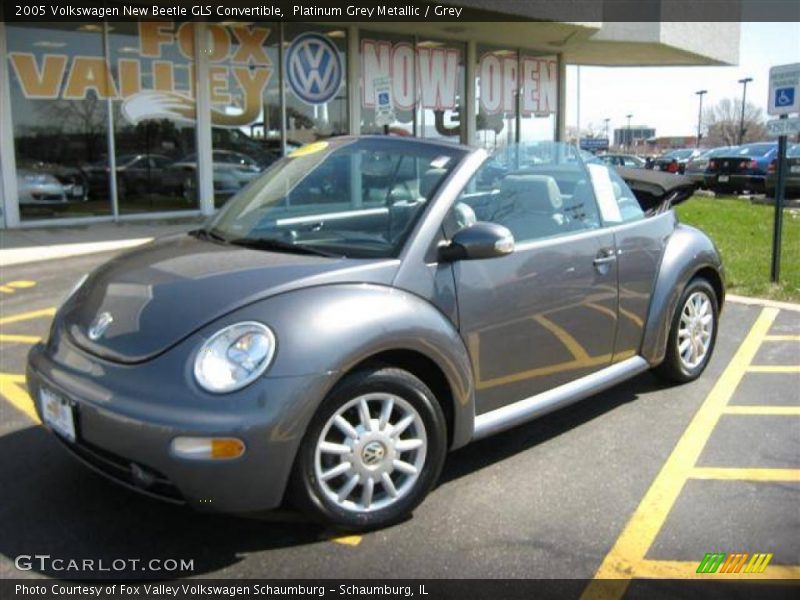 Platinum Grey Metallic / Grey 2005 Volkswagen New Beetle GLS Convertible