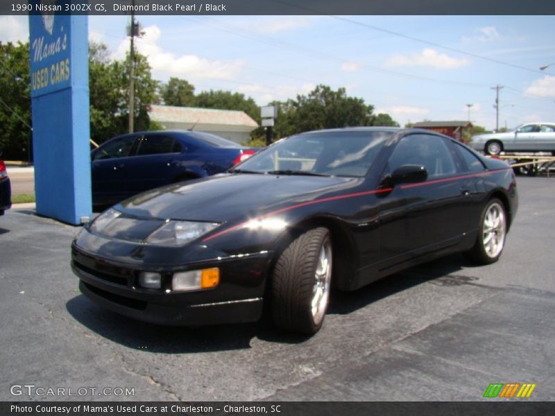 Diamond Black Pearl / Black 1990 Nissan 300ZX GS