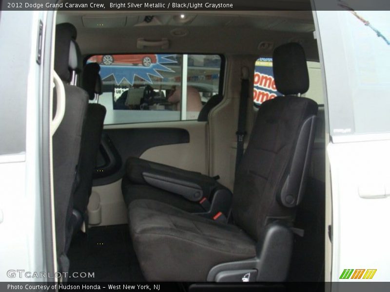 Bright Silver Metallic / Black/Light Graystone 2012 Dodge Grand Caravan Crew