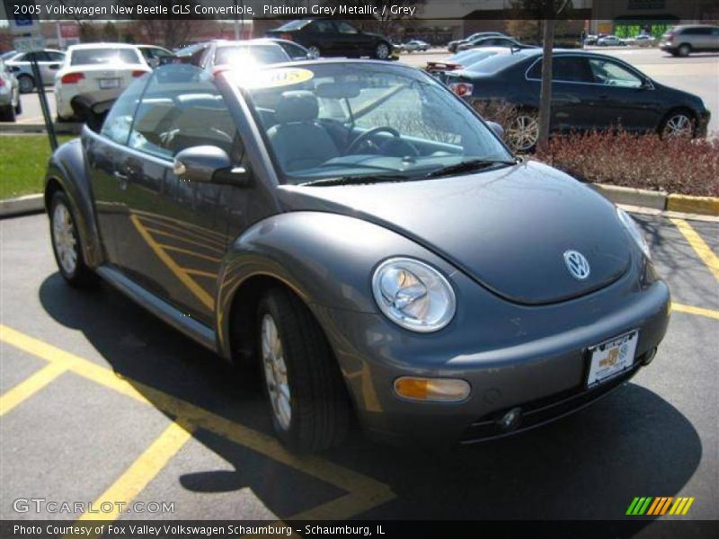 Platinum Grey Metallic / Grey 2005 Volkswagen New Beetle GLS Convertible