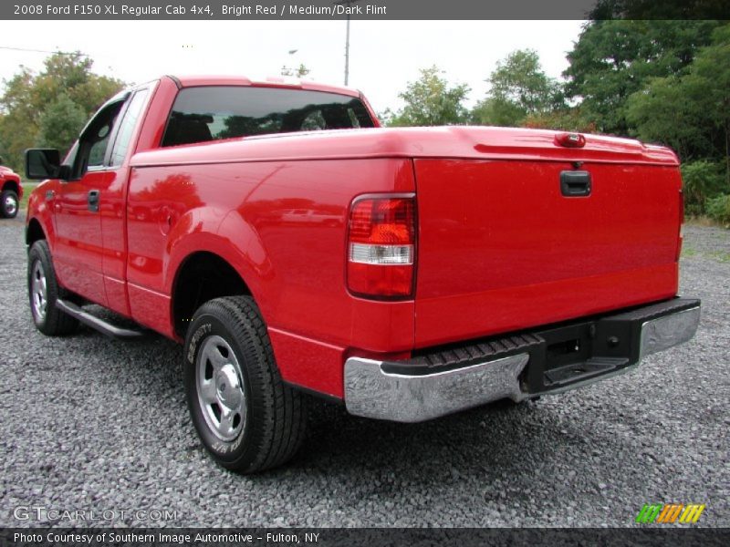 Bright Red / Medium/Dark Flint 2008 Ford F150 XL Regular Cab 4x4