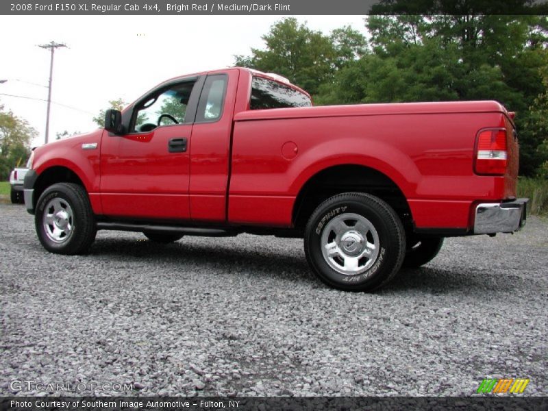 Bright Red / Medium/Dark Flint 2008 Ford F150 XL Regular Cab 4x4