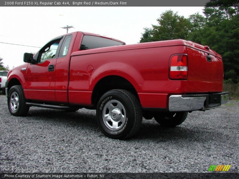 Bright Red / Medium/Dark Flint 2008 Ford F150 XL Regular Cab 4x4
