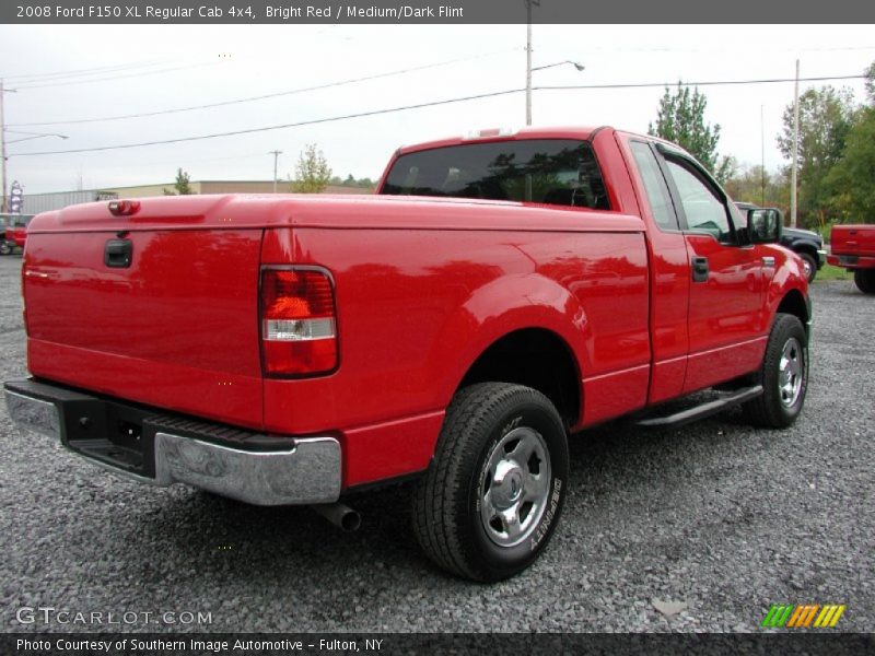 Bright Red / Medium/Dark Flint 2008 Ford F150 XL Regular Cab 4x4