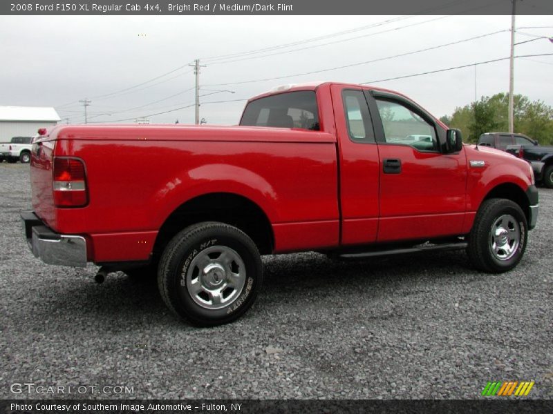 Bright Red / Medium/Dark Flint 2008 Ford F150 XL Regular Cab 4x4