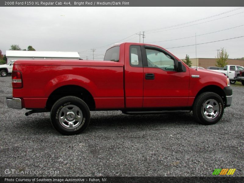 Bright Red / Medium/Dark Flint 2008 Ford F150 XL Regular Cab 4x4
