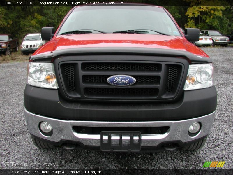 Bright Red / Medium/Dark Flint 2008 Ford F150 XL Regular Cab 4x4