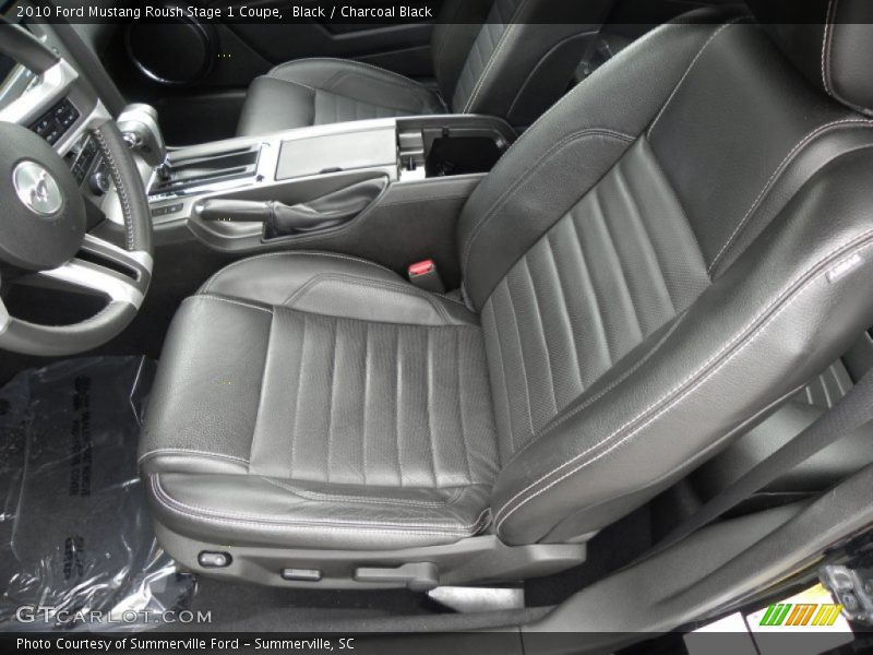 Black / Charcoal Black 2010 Ford Mustang Roush Stage 1 Coupe