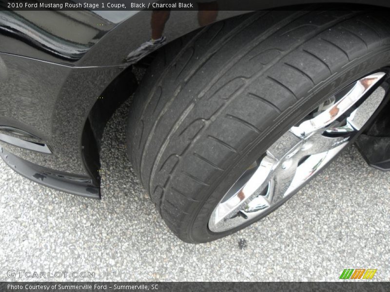 Black / Charcoal Black 2010 Ford Mustang Roush Stage 1 Coupe