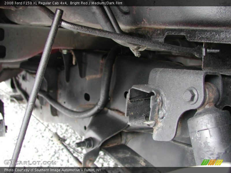 Bright Red / Medium/Dark Flint 2008 Ford F150 XL Regular Cab 4x4