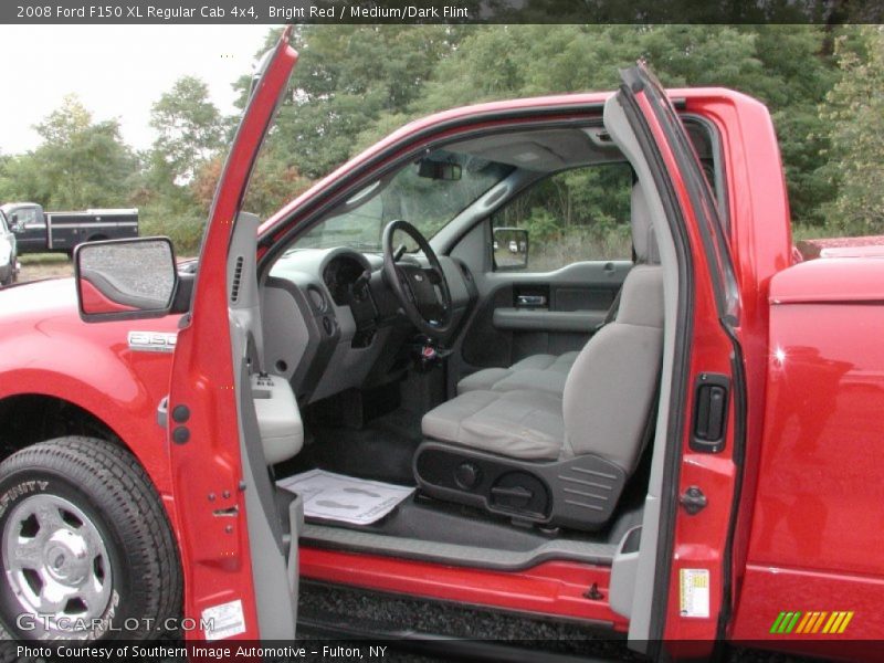 Bright Red / Medium/Dark Flint 2008 Ford F150 XL Regular Cab 4x4