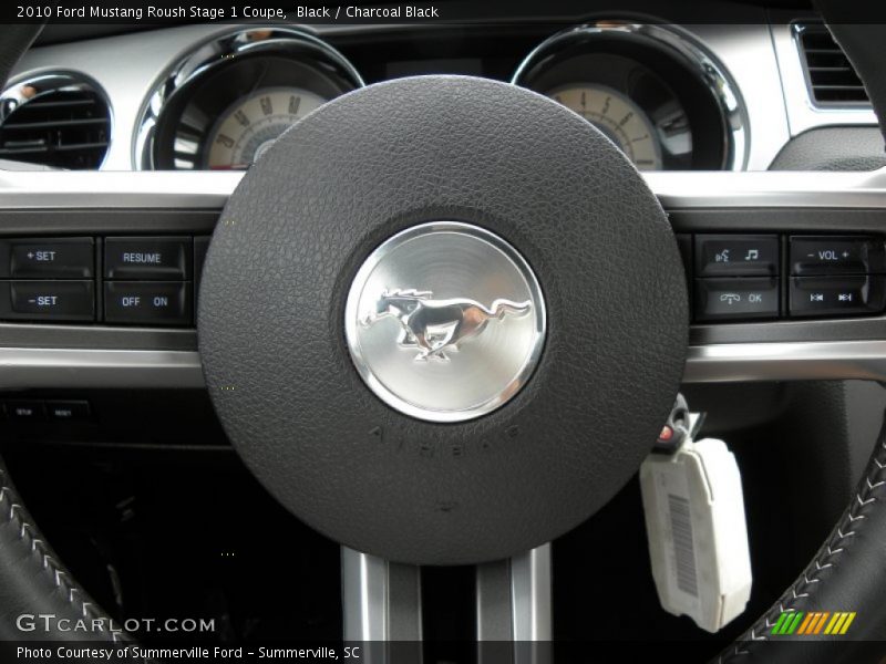 Black / Charcoal Black 2010 Ford Mustang Roush Stage 1 Coupe