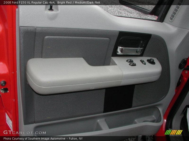 Bright Red / Medium/Dark Flint 2008 Ford F150 XL Regular Cab 4x4