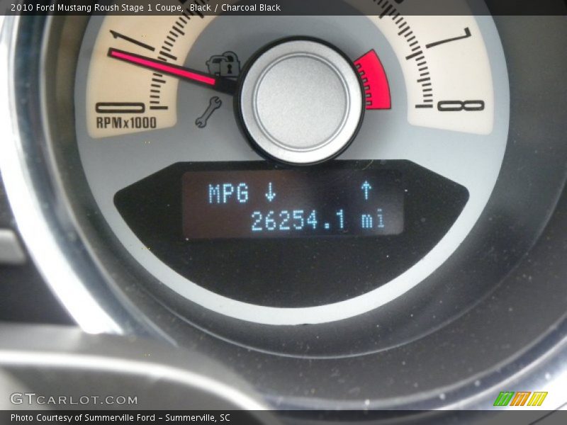 Black / Charcoal Black 2010 Ford Mustang Roush Stage 1 Coupe