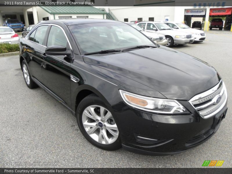 Ebony Black / Charcoal Black 2011 Ford Taurus SEL