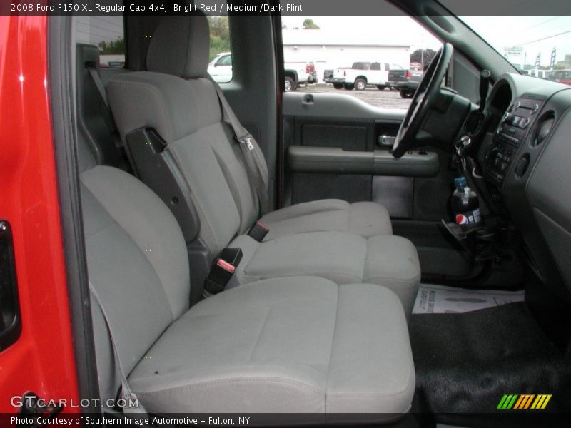 Bright Red / Medium/Dark Flint 2008 Ford F150 XL Regular Cab 4x4