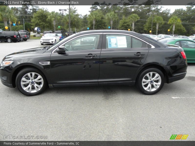 Ebony Black / Charcoal Black 2011 Ford Taurus SEL