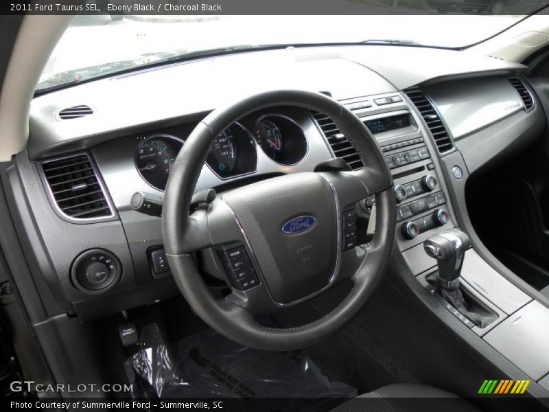 Ebony Black / Charcoal Black 2011 Ford Taurus SEL